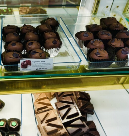 Decadent truffles are a popular Valentine's treat.