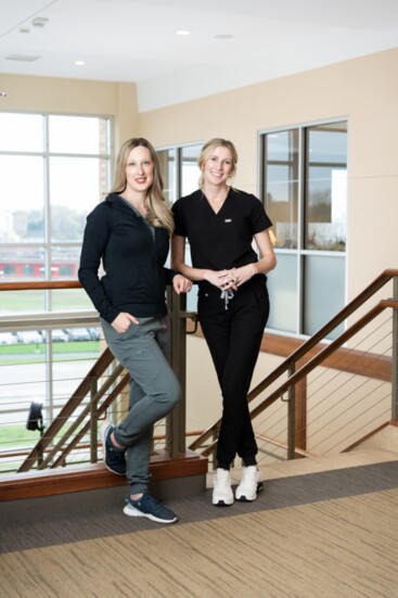 Dr. Alesha Roach and Dr. Ashley Anderson (photo by Emily John)