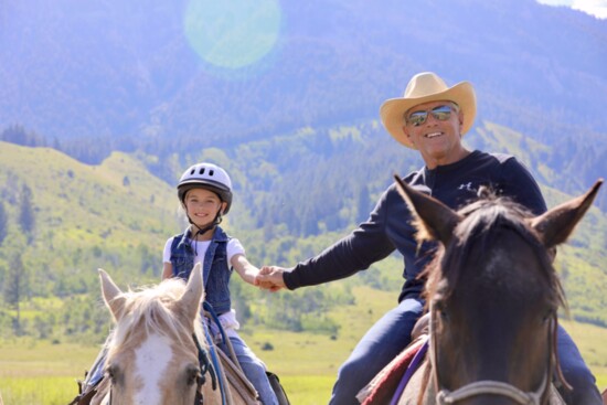 Coach and granddaughter