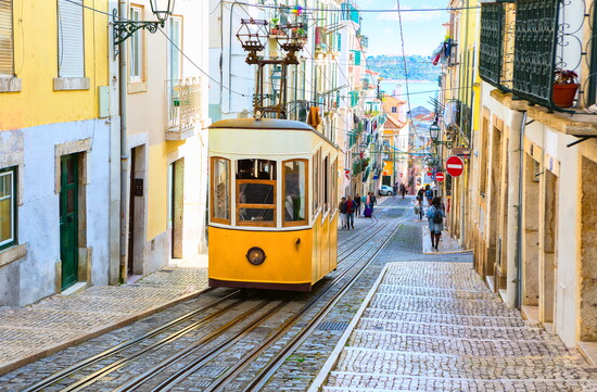 The Bica tram, Lisbon