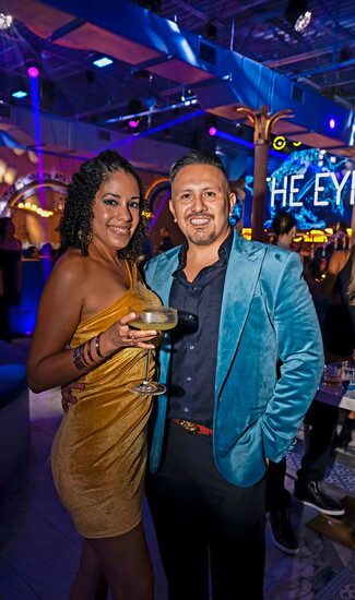 Orlando Travel Foodies Josh and Marie Ojeda enjoy The Eye Restaurant & Lounge