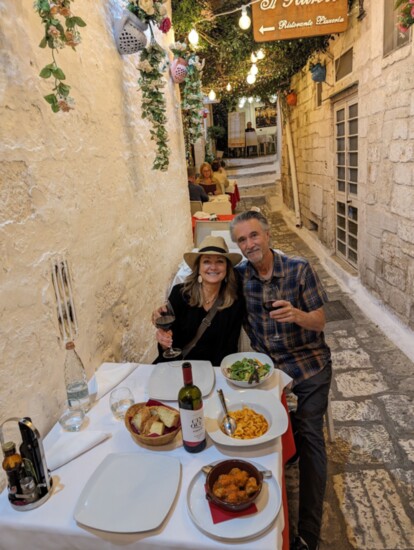 Chris and Randy Moser exploring Puglia