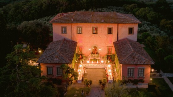 Niccolo Machiavelli's Tuscan home, where Peter Levinson's daughter was married.