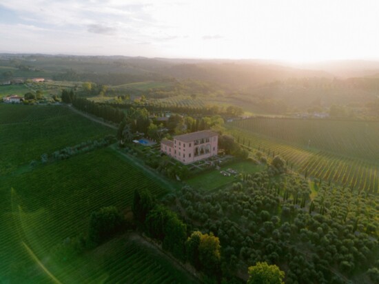 Aerial view of Villa Machiavelli