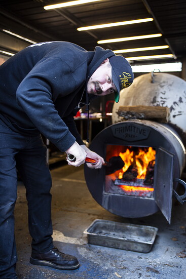Zach Edge, owner of Edge Craft BBQ, believes in being hands-on in every aspect of his bustling catering business and OKC restaurant.