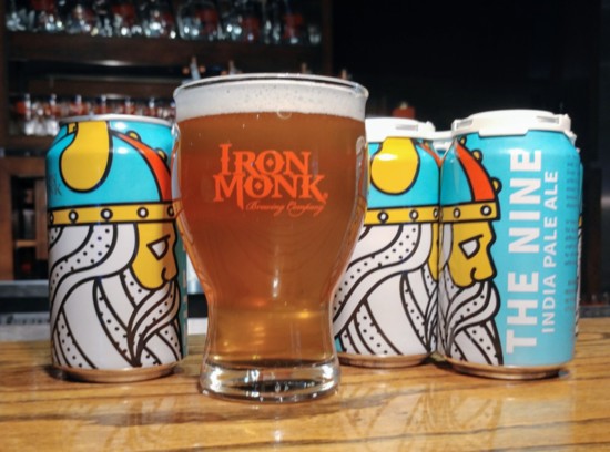The Nine is an American IPA style beer brewed by Iron Monk Brewing Company & Tap Room in Stillwater.