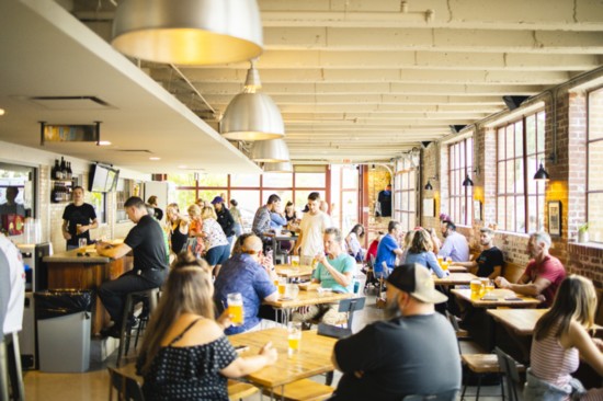 Stonecloud Brewing Company in Oklahoma City features 18 taps.