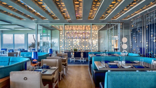 Latitudes Restaurant - finest food with a beach view.