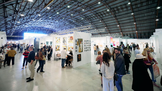 Last year's fair at the Barker Hangar