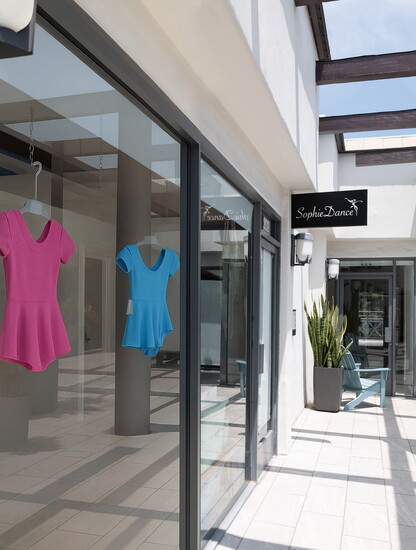 The entrance to Sophie Dance West. 