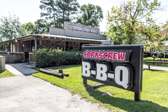 CorkScrew BBQ is located in Old Town Spring.