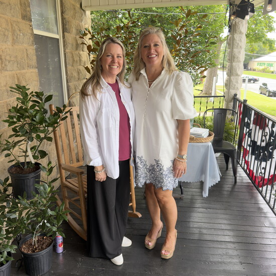 Shannen Cottingham, owner of Arboreadum Bookshop and Garden, hosted The Front Porch Book Signing