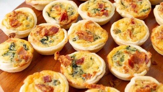 Mini Spinach Quiche