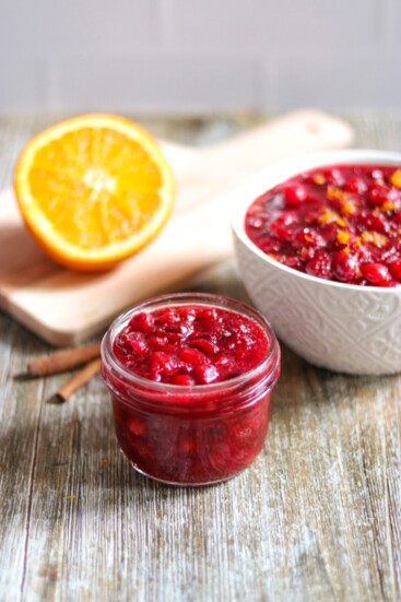 Zesty Orange-Ginger Cranberry Sauce