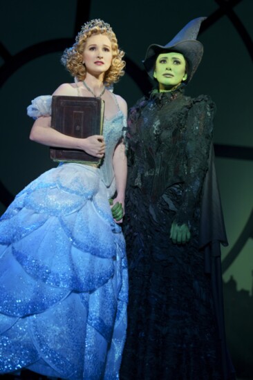 Erin Mackey and Mariand Torres in WICKED. Photo by Joan Marcus