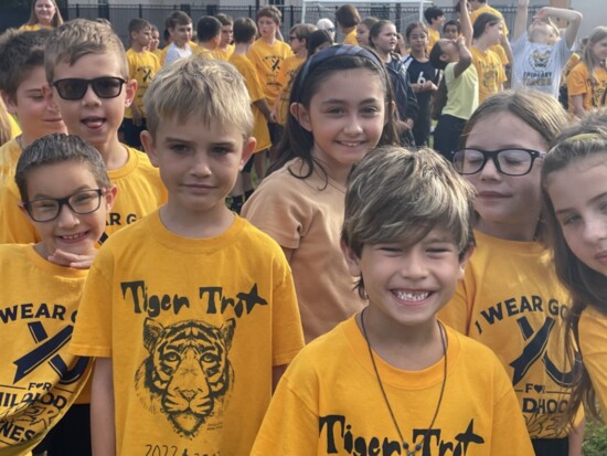 Participating in "Go Gold Day" is empowering for children. 