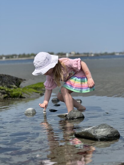 Exploring tide pools.Photo: Courtney Mulvey