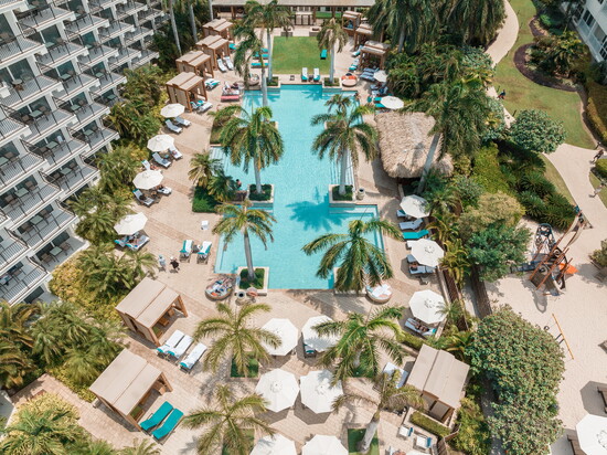 adults-only H2Oasis with private cabanas