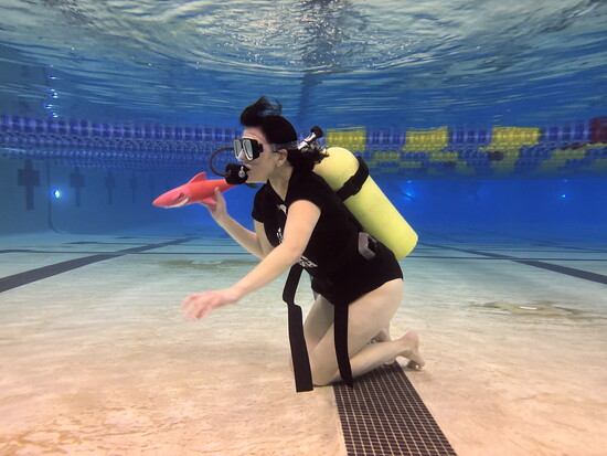 Aquatic Awakening teaching mindfulness and relaxation techniques for PTSD