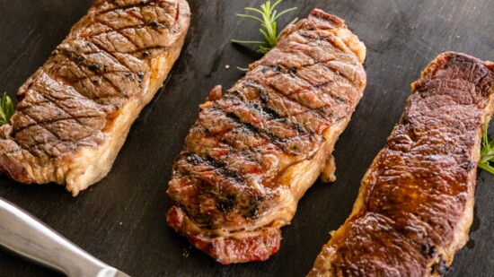 One steak, three ways