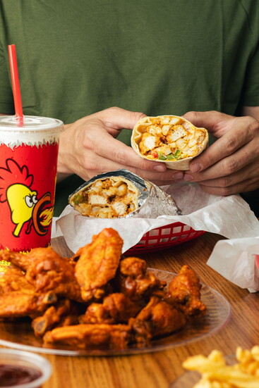 Wing Shack Pollo Asado Burrito