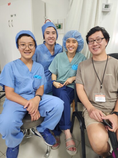 Dr. Edward Su and family