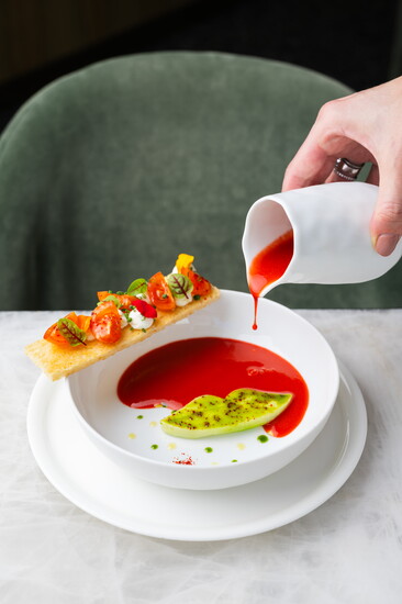 L'Art du Rouge, Culinary Canvas Series. Photo courtesy of Le Jardinier. 
