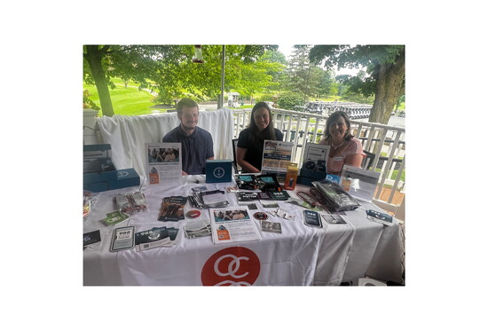 The Ontario Cares team at the Joseph "EDGE" Eddinger 2025 Golf Tournament spreading suicide prevention awareness