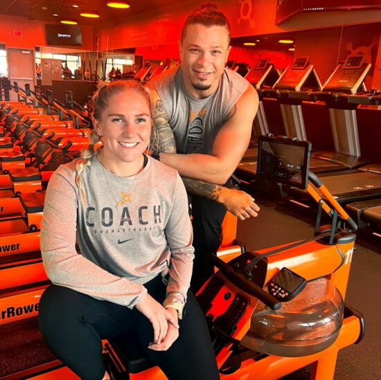 Orangetheory Fitness Moore coaches Aspen and Michael