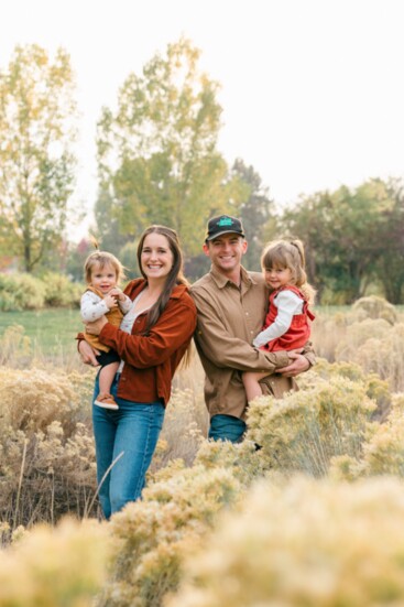 Chyenne and Grant McDonald, owners of Oregonized Closets, LLC. Photo credit: Natalie Stephenson