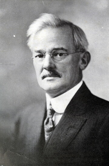 1920 Sooner Yearbook portrait of Stratton D. Brooks (1869-1949), the University of Oklahoma's third president