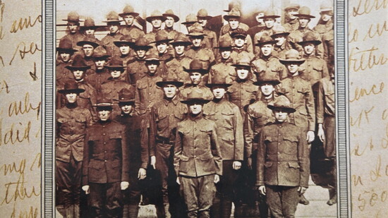 Cover of David Levy's Book Sooner Doughboys Write Home