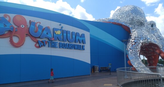 Exterior of the Aquarium at the Boardwalk (Photo by Lindsey Davies)