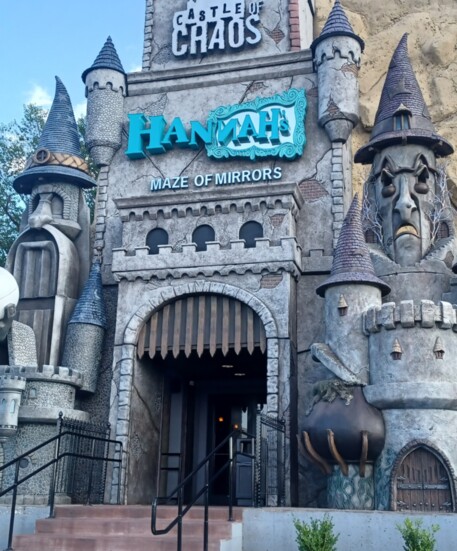 Branson's Castle of Chaos and Hannah's Maze of Mirrors 