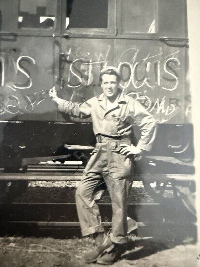 Edward Condran Jr during WW2