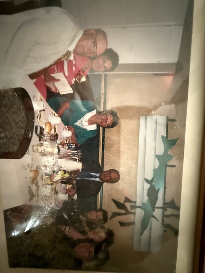My dad with his wife and siblings at his 50th anniversary party