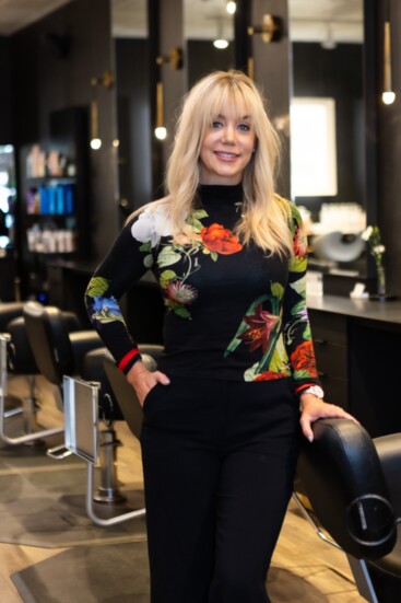 Kristen is also an award-winning colorist and artistic director at Salon Hanover