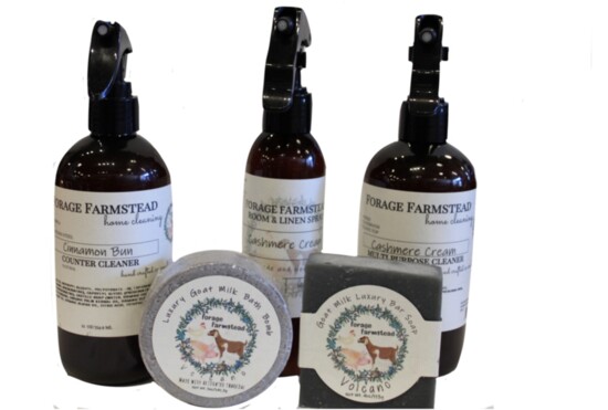 Forage Farmstead products are locally made- Ashley Mercantile