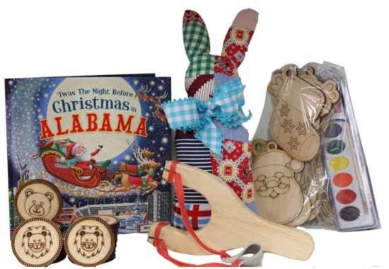 For the children on your list - a maBooks, handsewn stuffed animals and a wooden paint set - Leldon’s