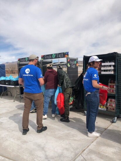 The food bank runs several food distributions in communities where there is limited access to nutritious food