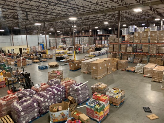 Roadrunner Food Bank’s warehouse and distribution facility