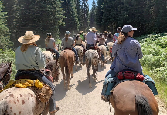 The Chief Joseph Trail Ride. PC: Sandra Whittaker