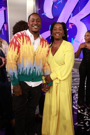 Cirie and her son, Jared Fields, at the 'Big Brother: 25' finale. Photo: Sonja Flemming/CBS ©2023 CBS Broadcasting, Inc.