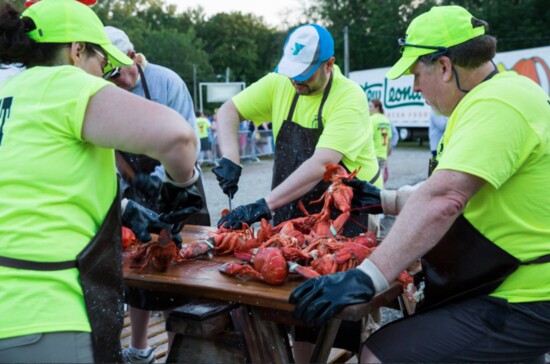 The popular Glastonbury Lobster Fest is hosted by the local Rotary Club. 