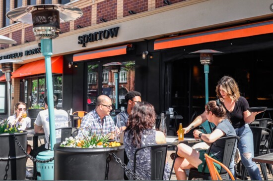 West Hartford Center is home to numerous restaurants that have street-side dining.