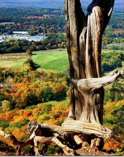 The view from atop Talcott Mountain State Park