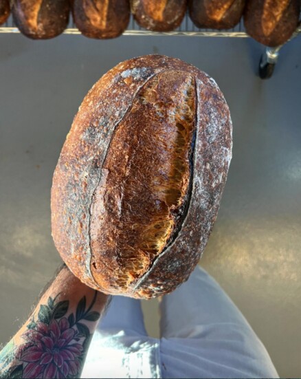 The sourdough bread at Small State Provisions is a popular product at the bakery. 