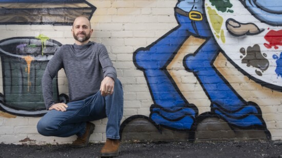 Andrew “AJ” Shoham, at his family's store, Jerry's Artarama