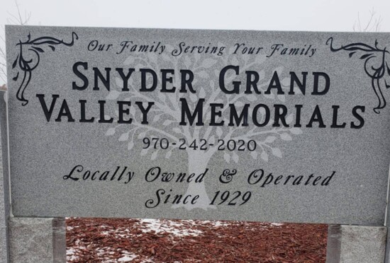 Snyder-Grand Valley Memorials