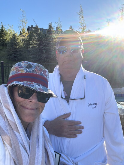 Because, hotel robes and hot tubs.